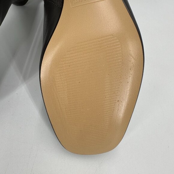 Everlane The Day Boot Dark Brown Leather 7 Side Zip Ankle Bootie Square Toe dspy - Picture 7 of 8